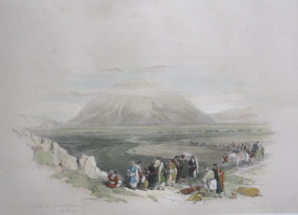 Traveling caravan in the wild by David Roberts